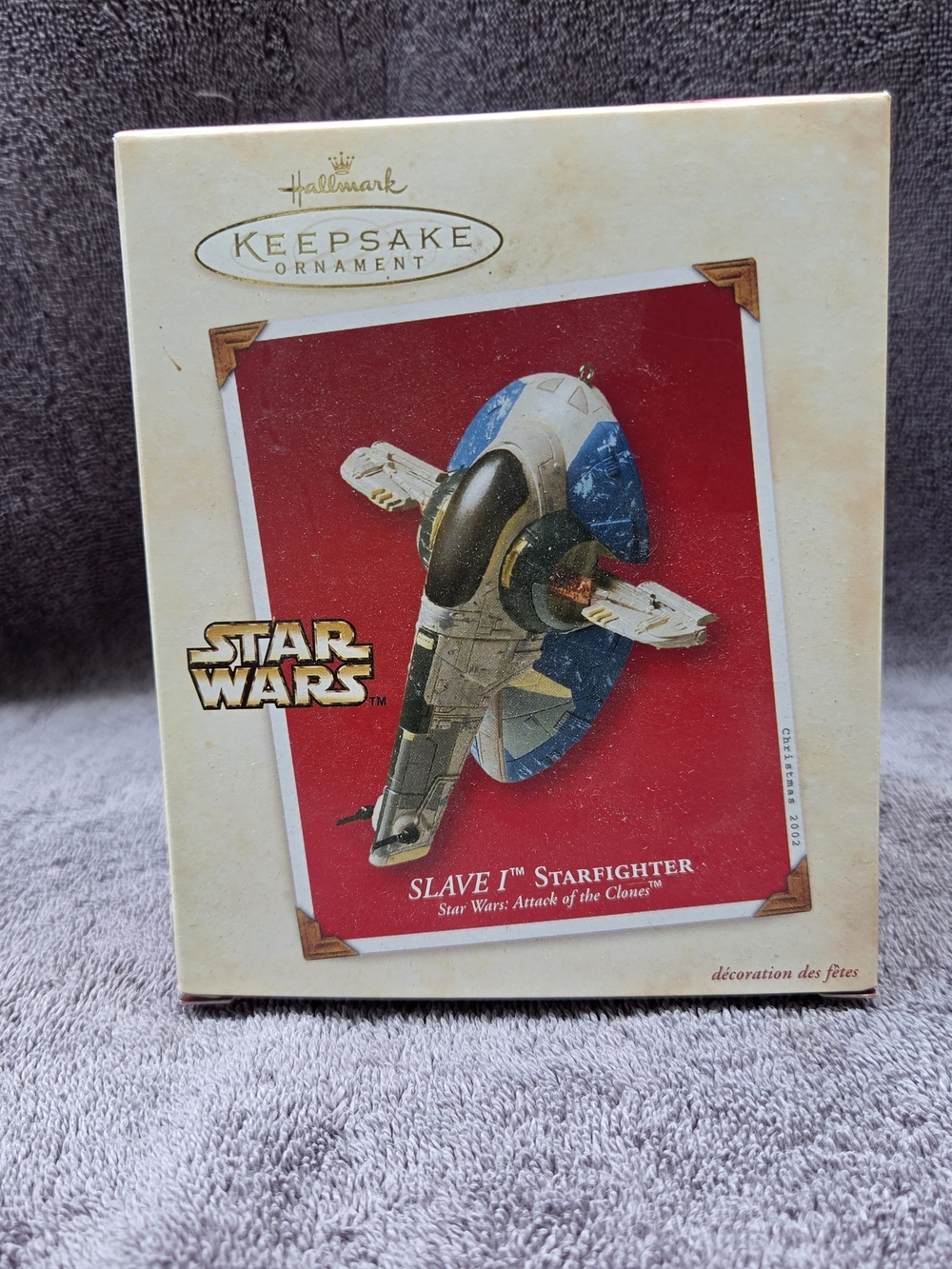 Hallmark Keepsake Star Wars Slave I Starfighter Ornament - Blue/White